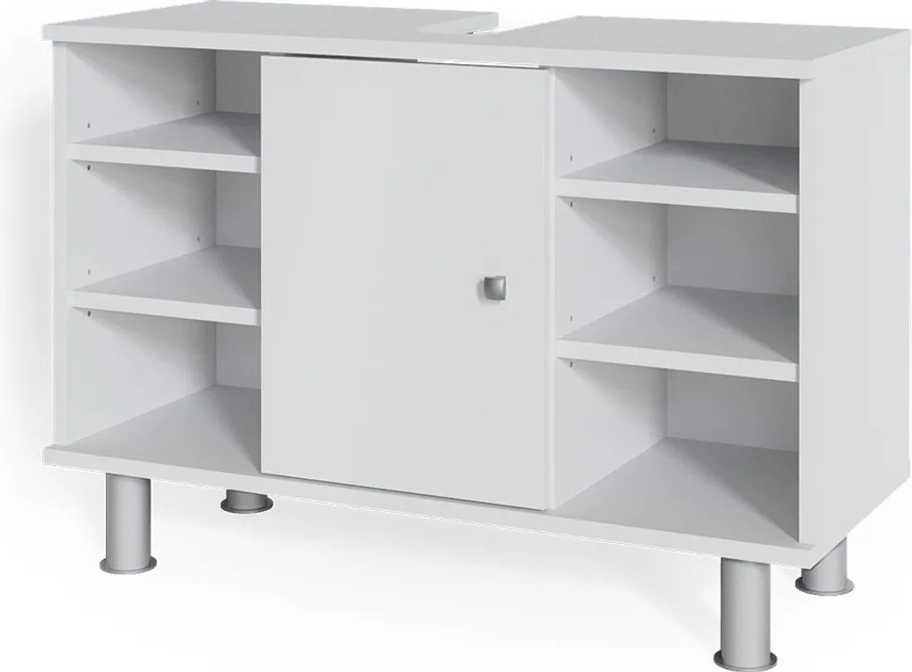 Gagnez de la place avec le meuble sous vasque blanc Vicco Fynn 80x54cm 34602