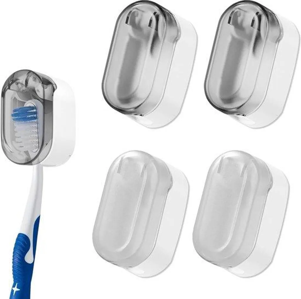 Rangement mural brosse à dents autocollant pour voyage et maison