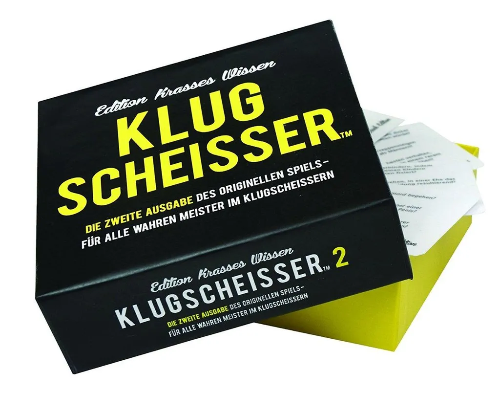 Jeu Pegasus Spiele Klugscheisser 2 Black Edition Krasses Wissen KYL43011