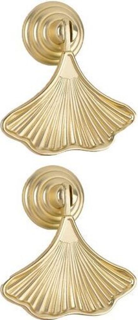 2 Stück Schrankgriffe Möbelgriffe Dekorative Griffe Metall-Vintage-Türgriffe für Kommoden, Schränke, Möbel, Farbe: Gold