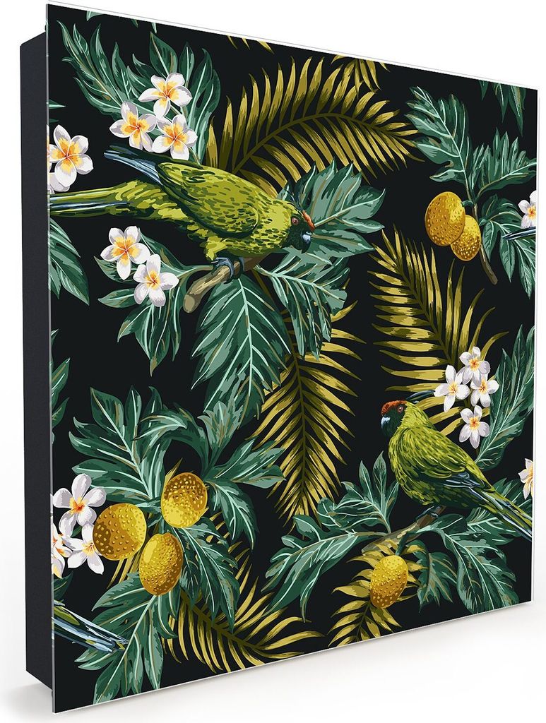 Nachbildung-Schlüsselkasten, Magnetpinnwand und Memoboard mit Glasfront Motiv Schlangentextur