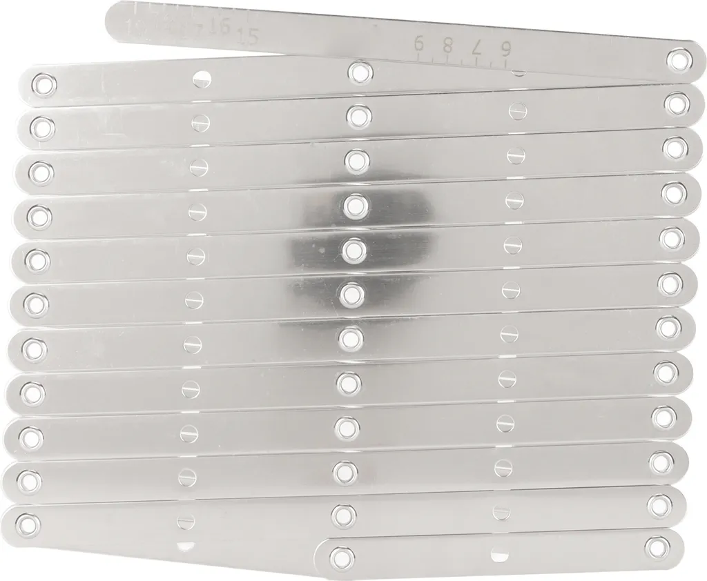 Solution d'Espacement Égal pour Couture : Jauge Aluminium Ajustable