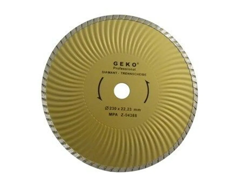 Disque diamant Turbo 230mm - Segment 8mm haute densité - Modèle 15716 - 2
