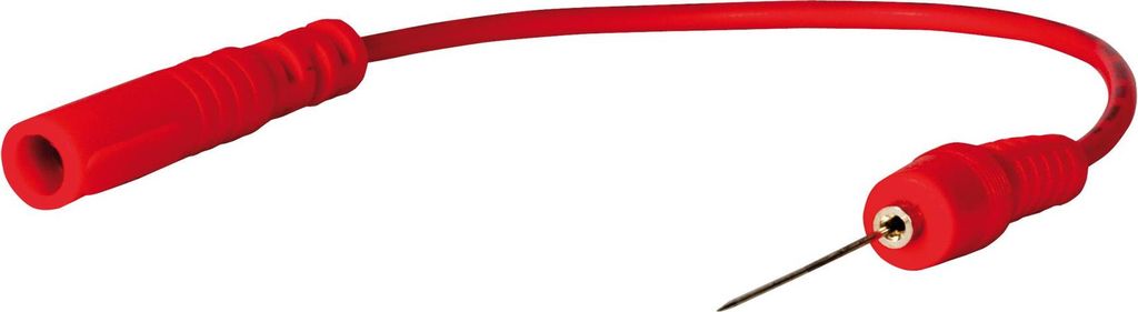 SW-Stahl 32225L-14 Prüfspitze Lang mit Kabel rot 0,7 mm Durchmesser