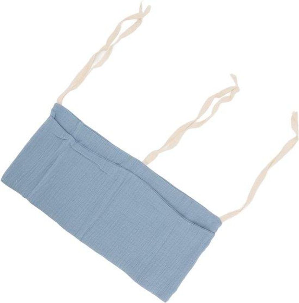 Baby-Wiege-Organizer mit 2 Taschen und verstellbarer Riemen - Donkerblauw, Waschbar