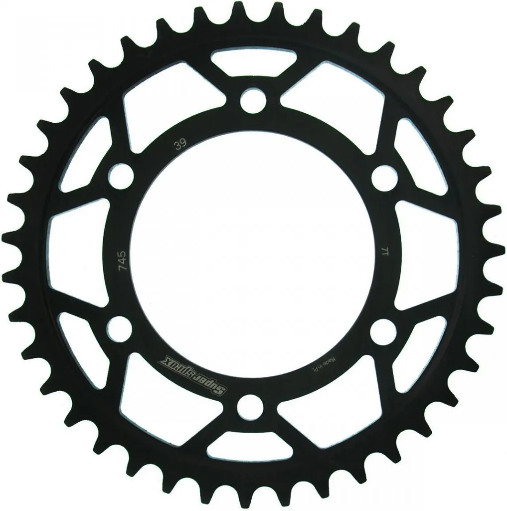 Pignon Supersprox 39Z acier noir RFE-745:39-BLK pas 525 haute dureté