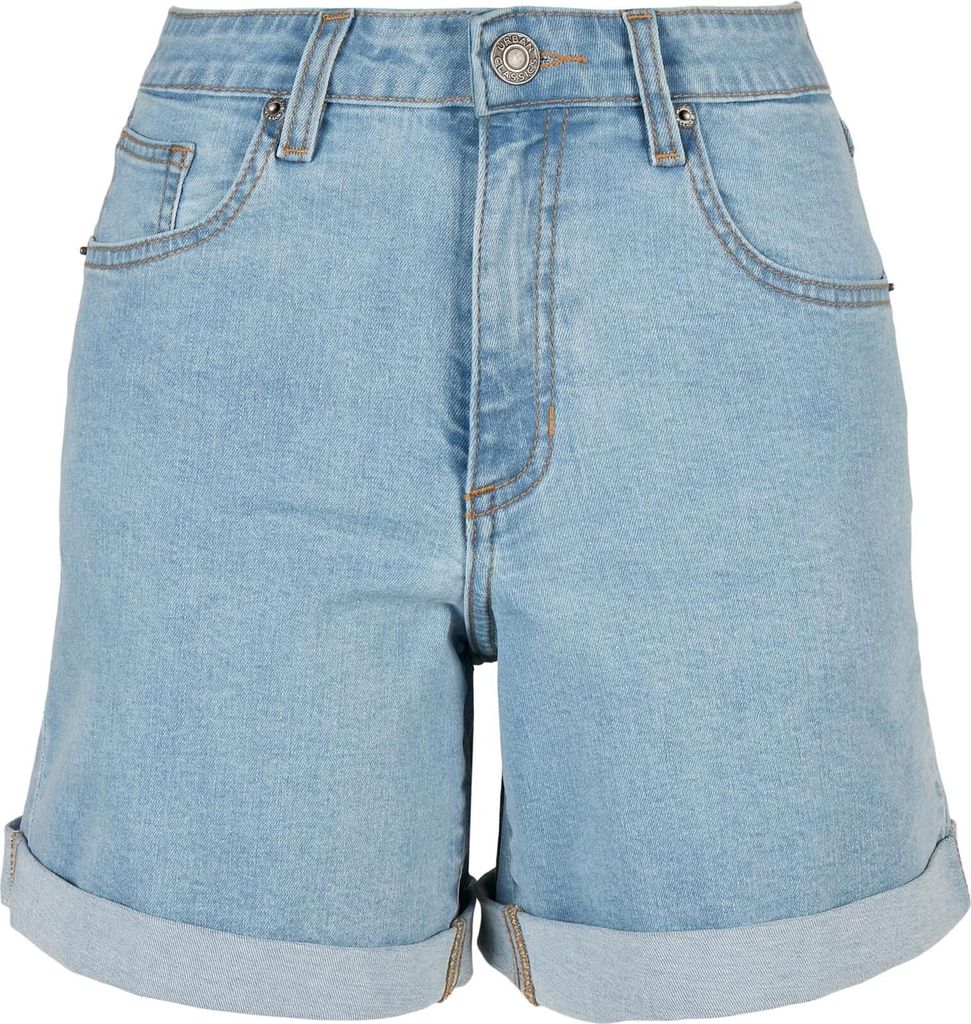 Organic Stretch Denim 5 Pocket Shorts Clearblue bleached 29 Produktbild 