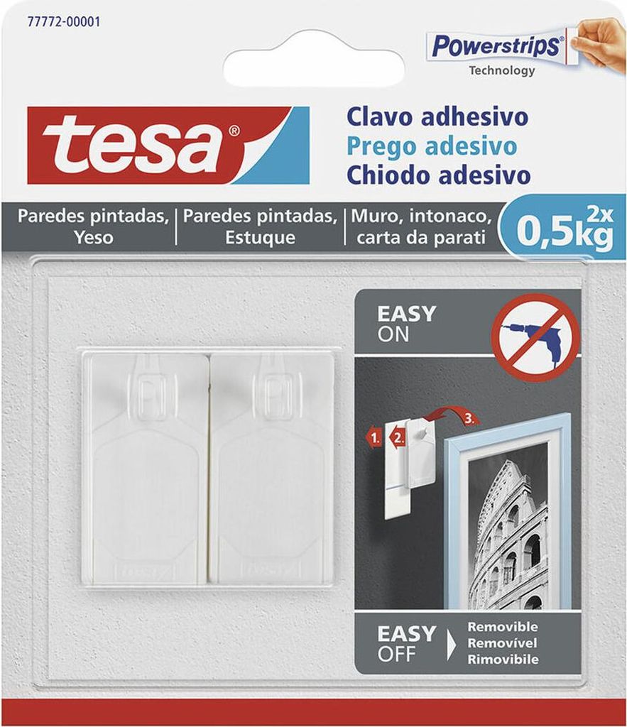 Tesa 77772 Nagelklebe-Tapetenputz, max. 0,5 kg