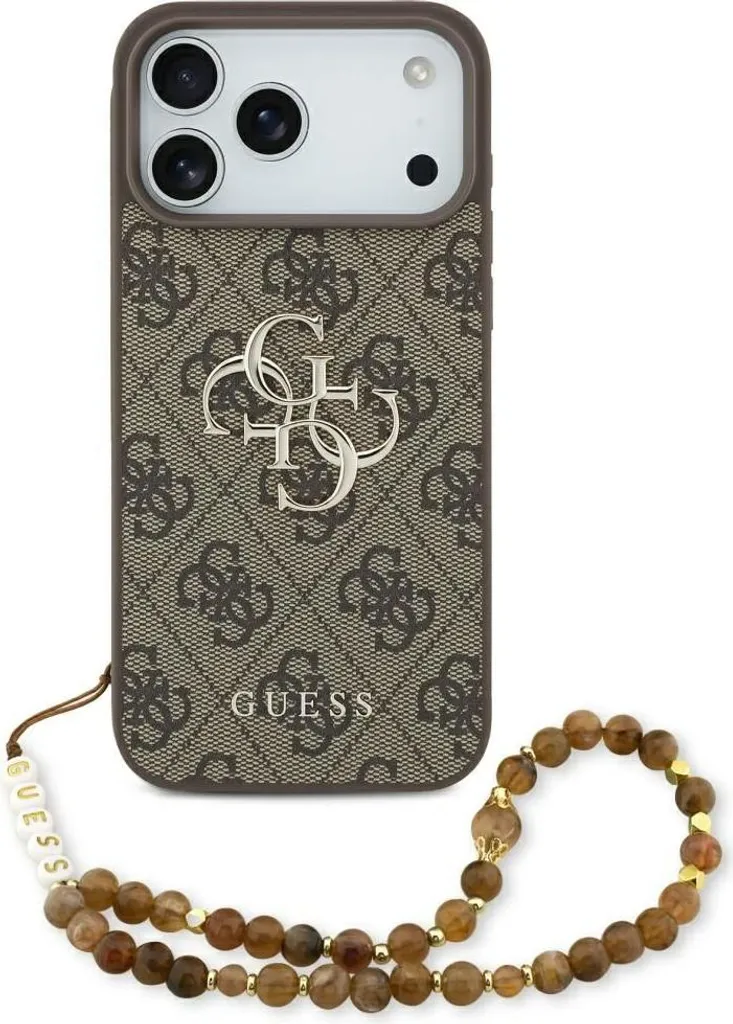Custodia GUESS iPhone 17 Pro Max Marrone GUHCP17XP4GMGSW con Cinturino