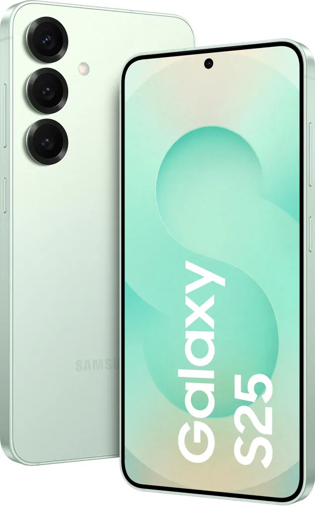 Samsung Galaxy S25 , 15,8 cm (6.2"), 12 GB, 256 GB, 50 MP, Android 15, Mintfarbe