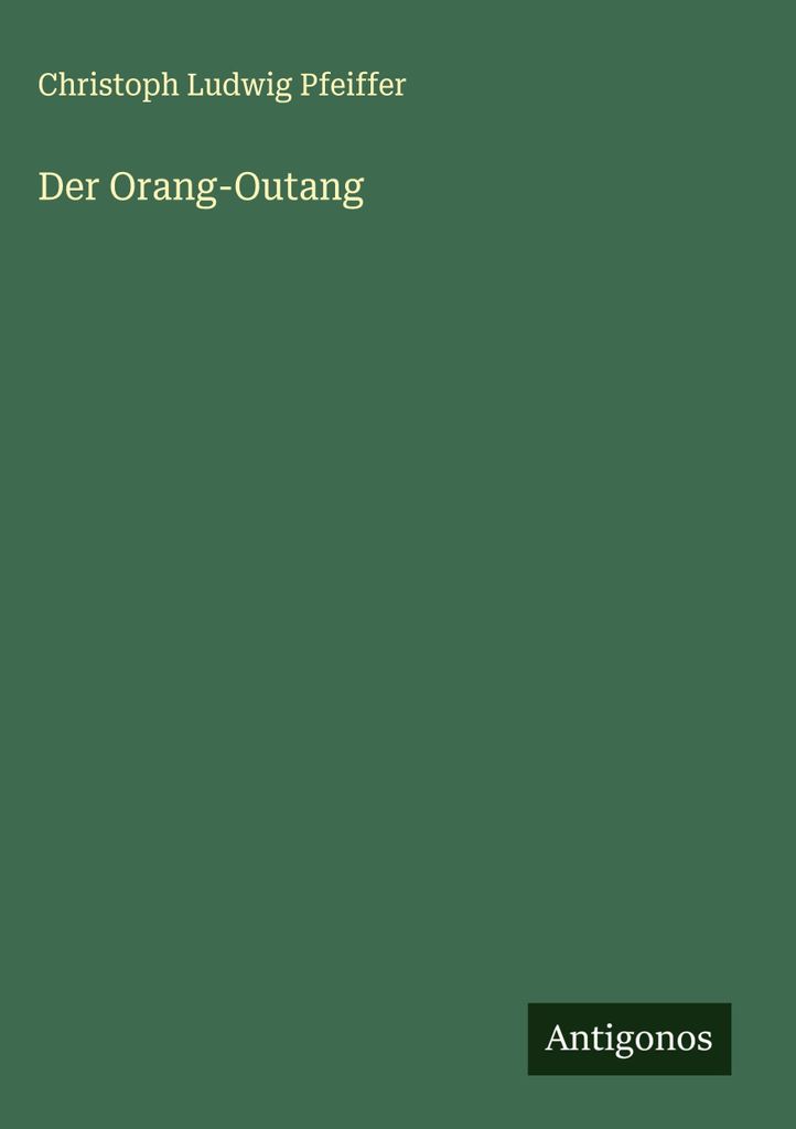 Der Orang-Outang