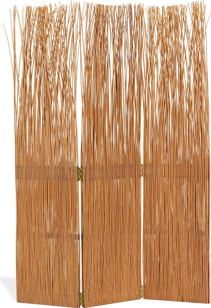 Paravent Séparation de pièce 3 pièces Bois Cloison nature Image du produit 