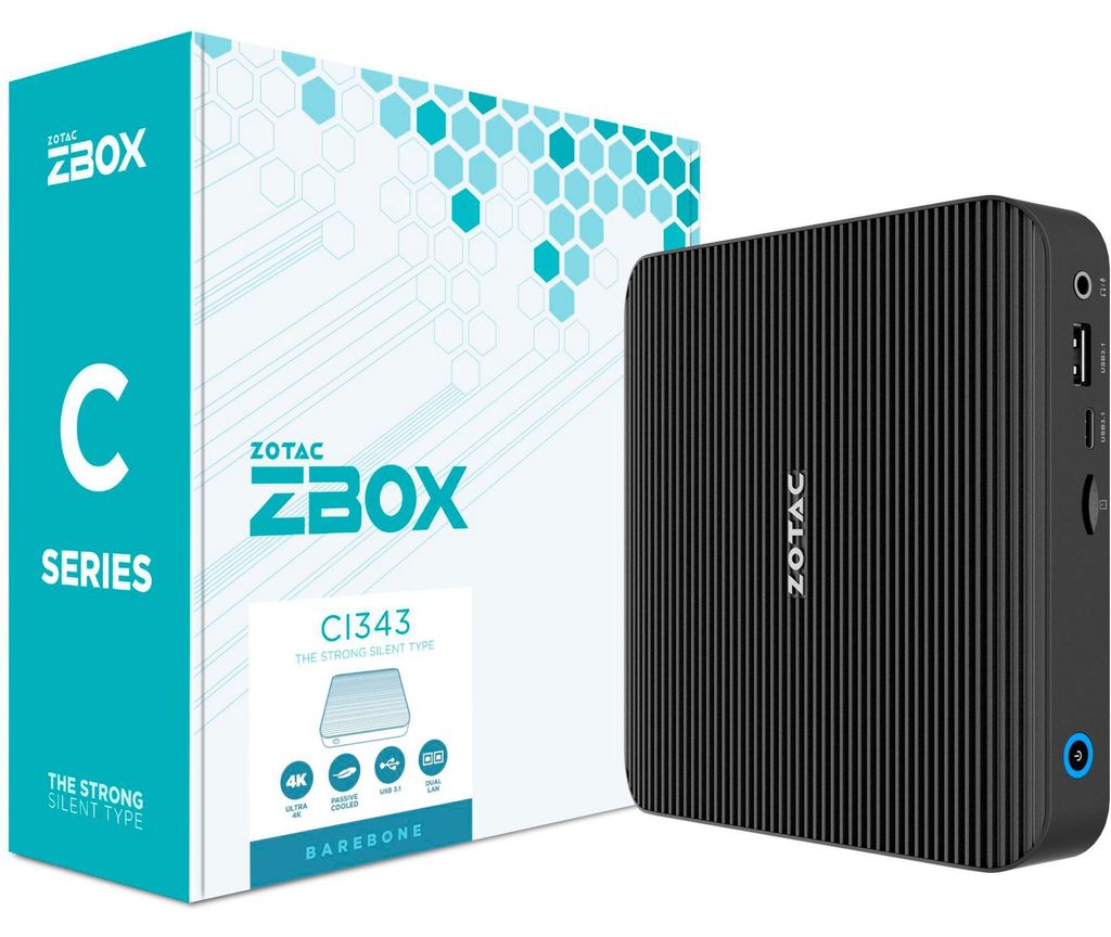 ZOTAC ZBOX edge CI343, Barebone, (ohne Betriebssystem)