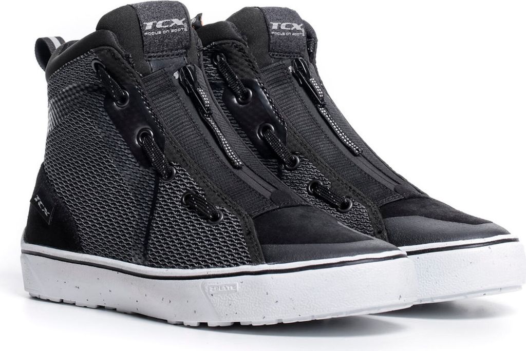 TCX Ikasu Air Damen-Motorradschuhe, schwarz/grau/weiß, 38