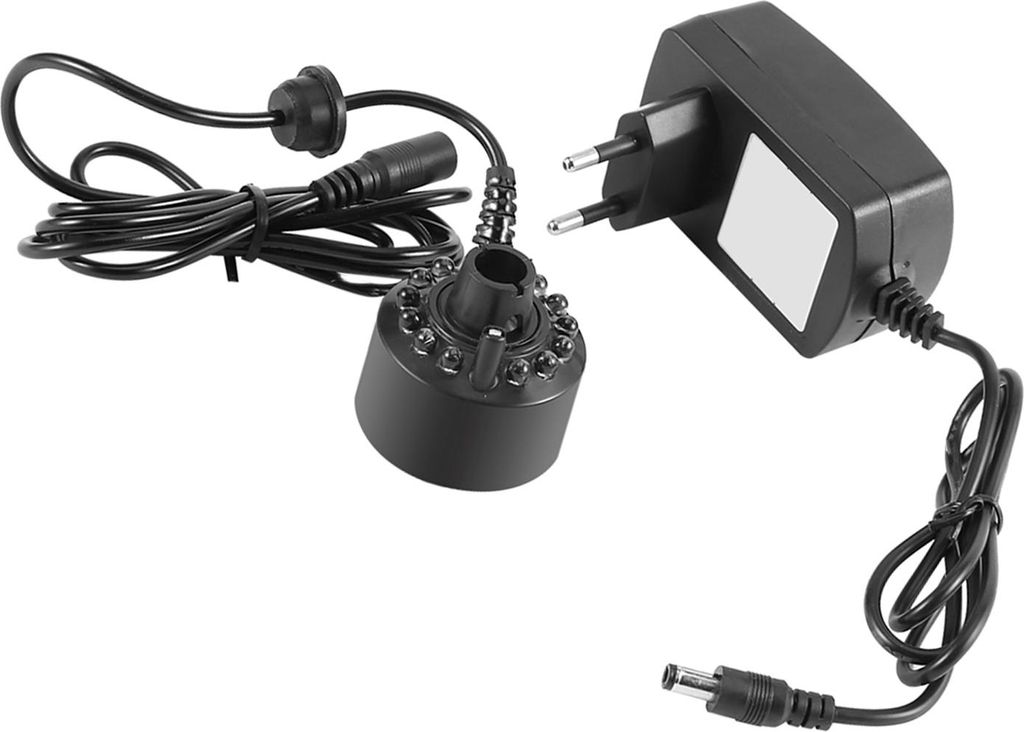 1Pc 12LED bunten Nebel Maker für Wasser Brunnen Teich mit Power Adapter