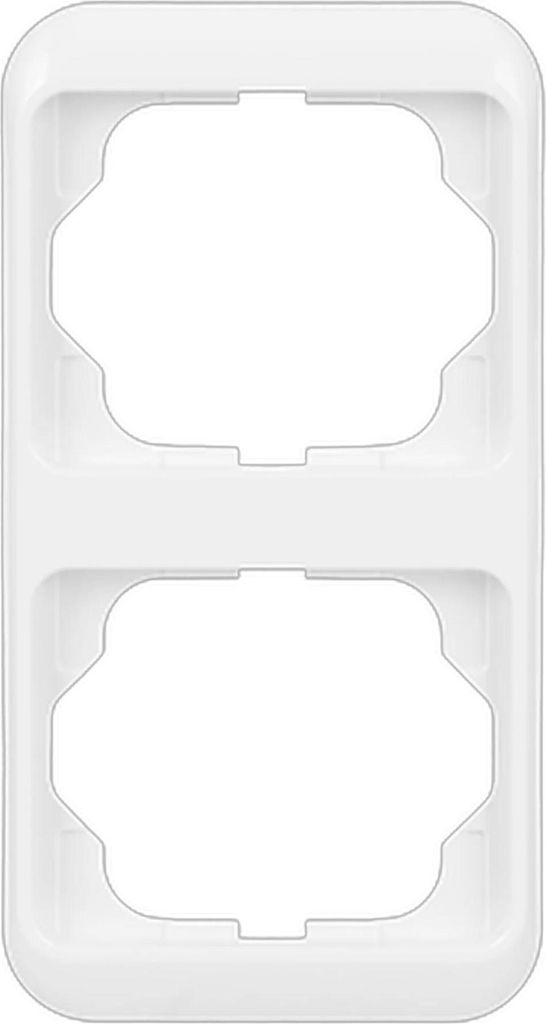 Cadre de recouvrement Busch-Jaeger, double, couleur blanc Image du produit 
