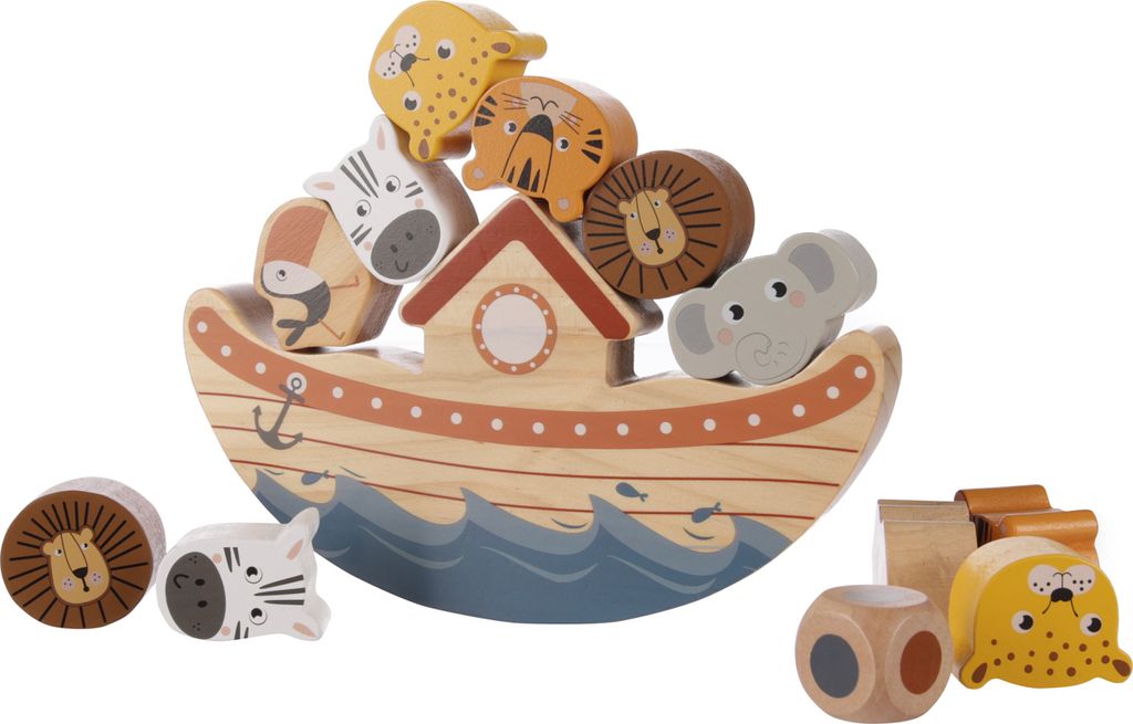 ZOPA Hölzernes Balance-Spiel Arche Holz