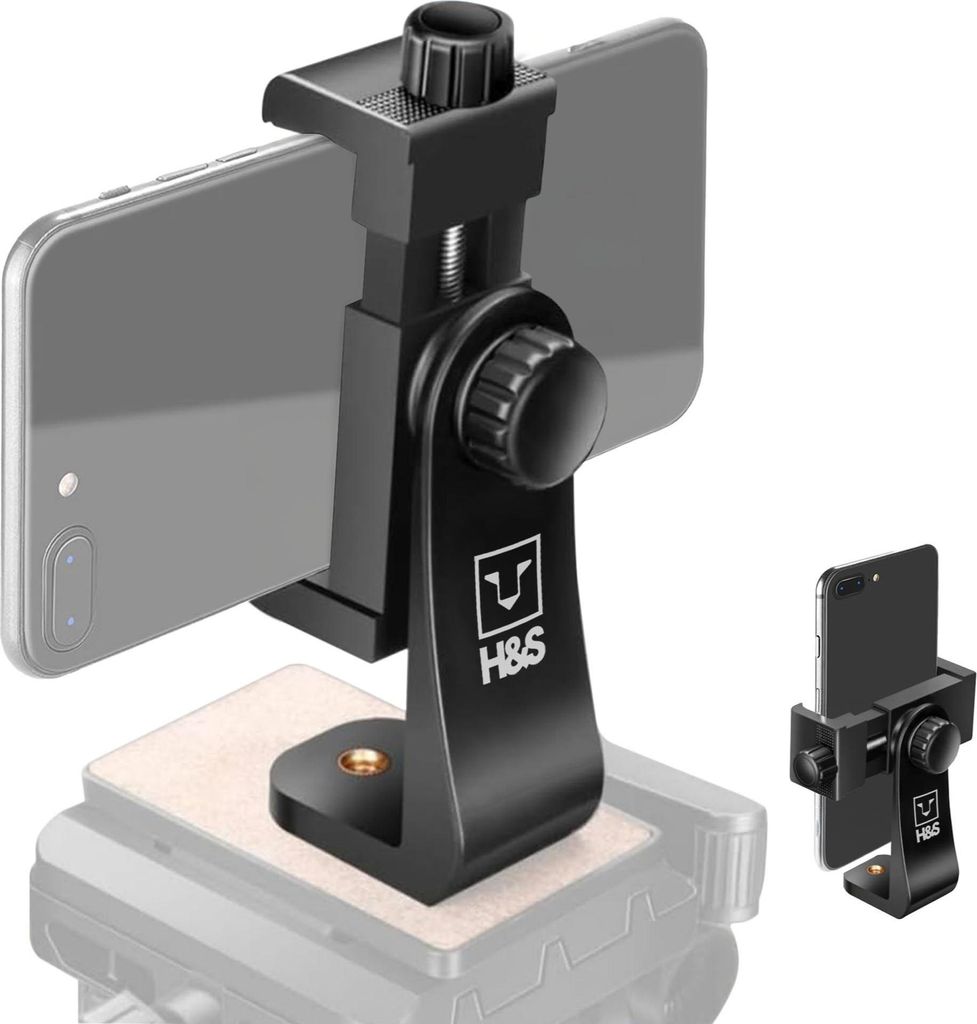 H&S Handy Stativ Halterung - Universal Handyhalterung mit Produktbild