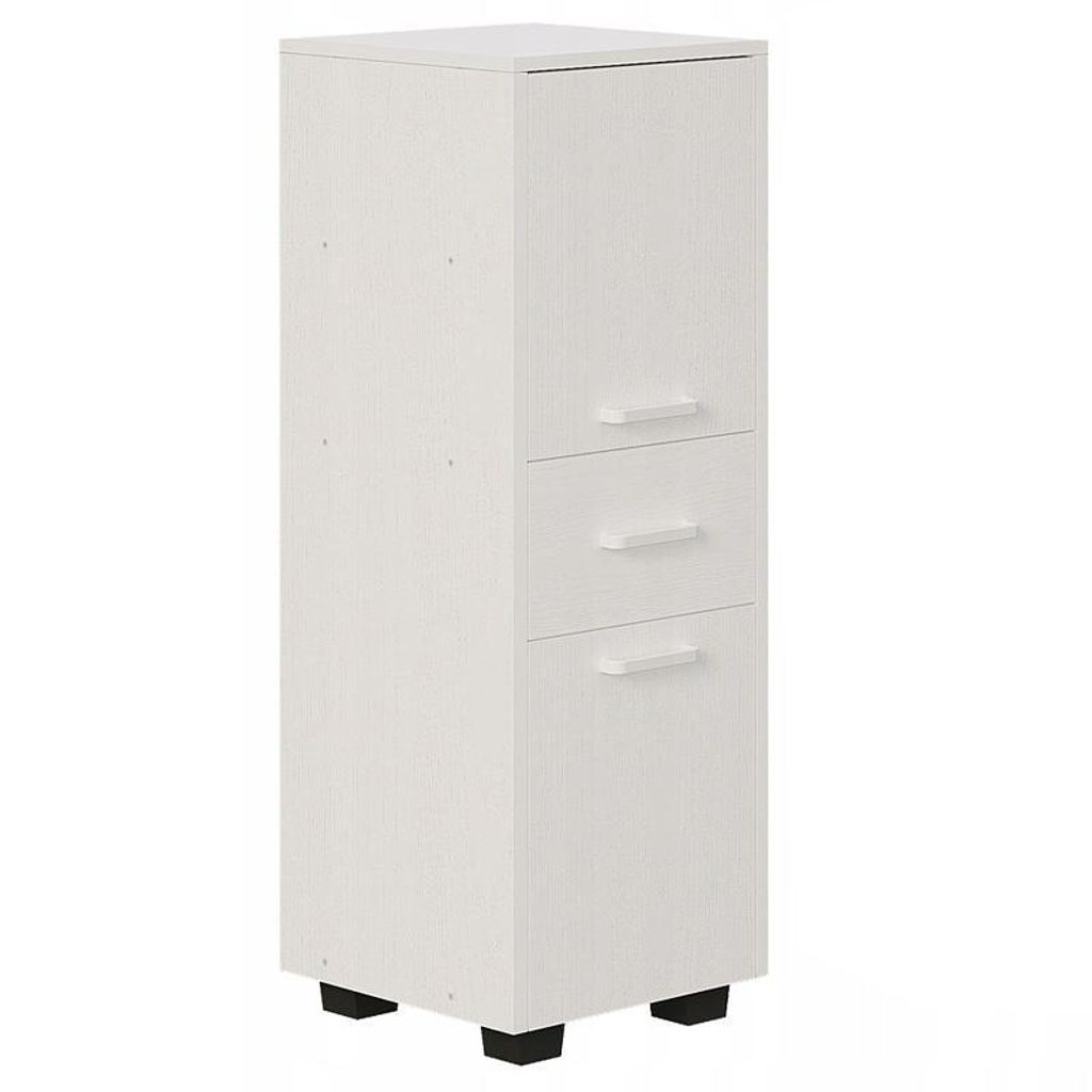 Funktionaler 2-türiger Regalschrank mit Schublade, modern, Produktbild 