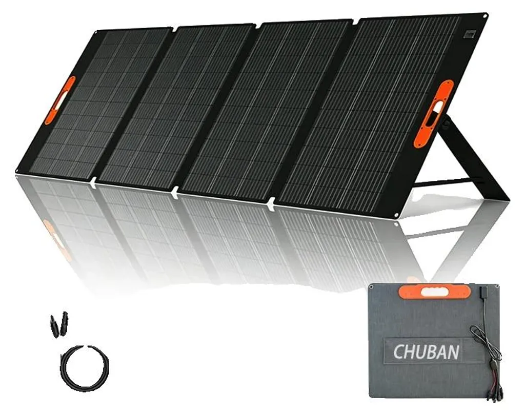 Panneau solaire pliable 200W MC4 haute performance pour station portable