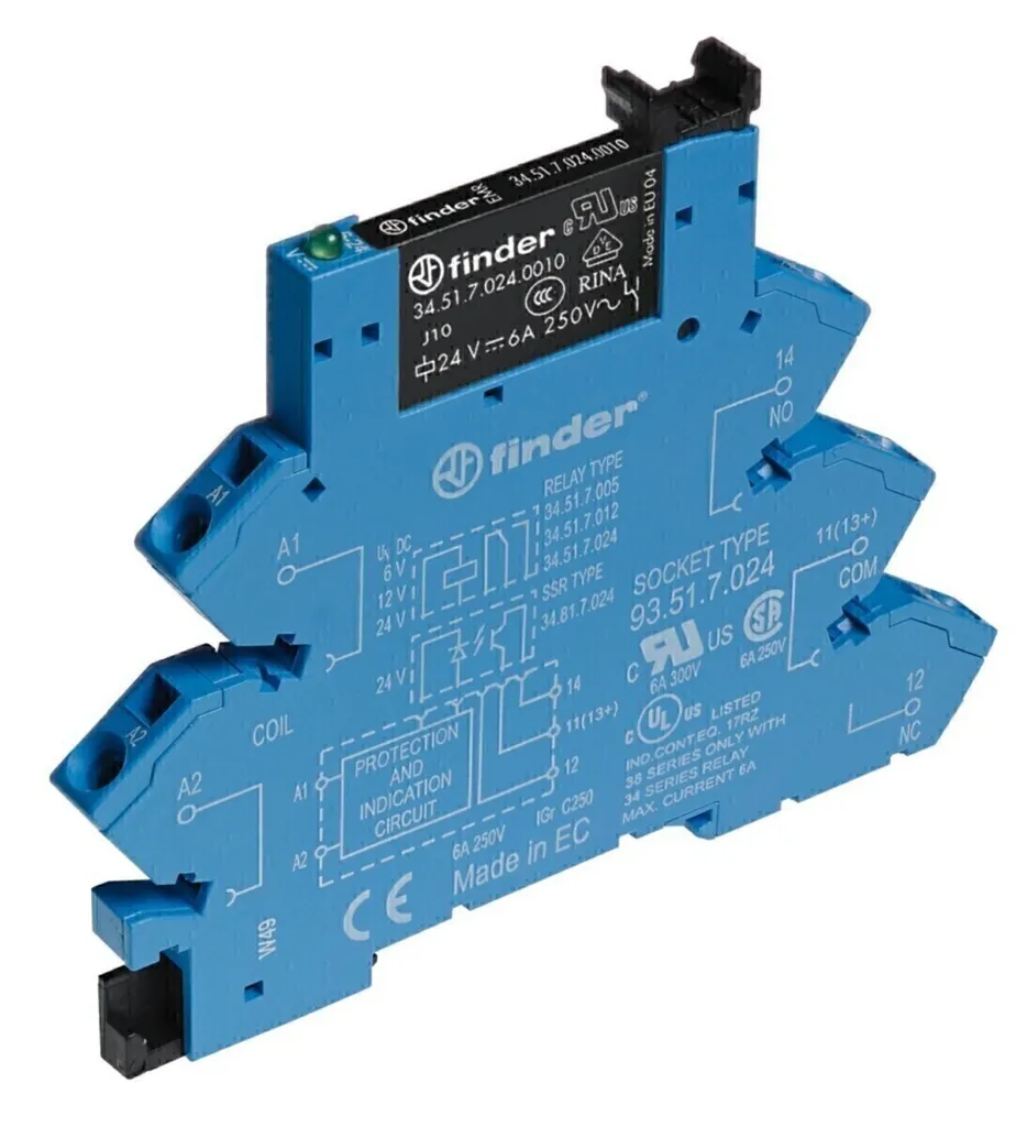 Interfaccia Finder 38.61.7.024.0050 | 24V DC 6A Elettromeccanica
