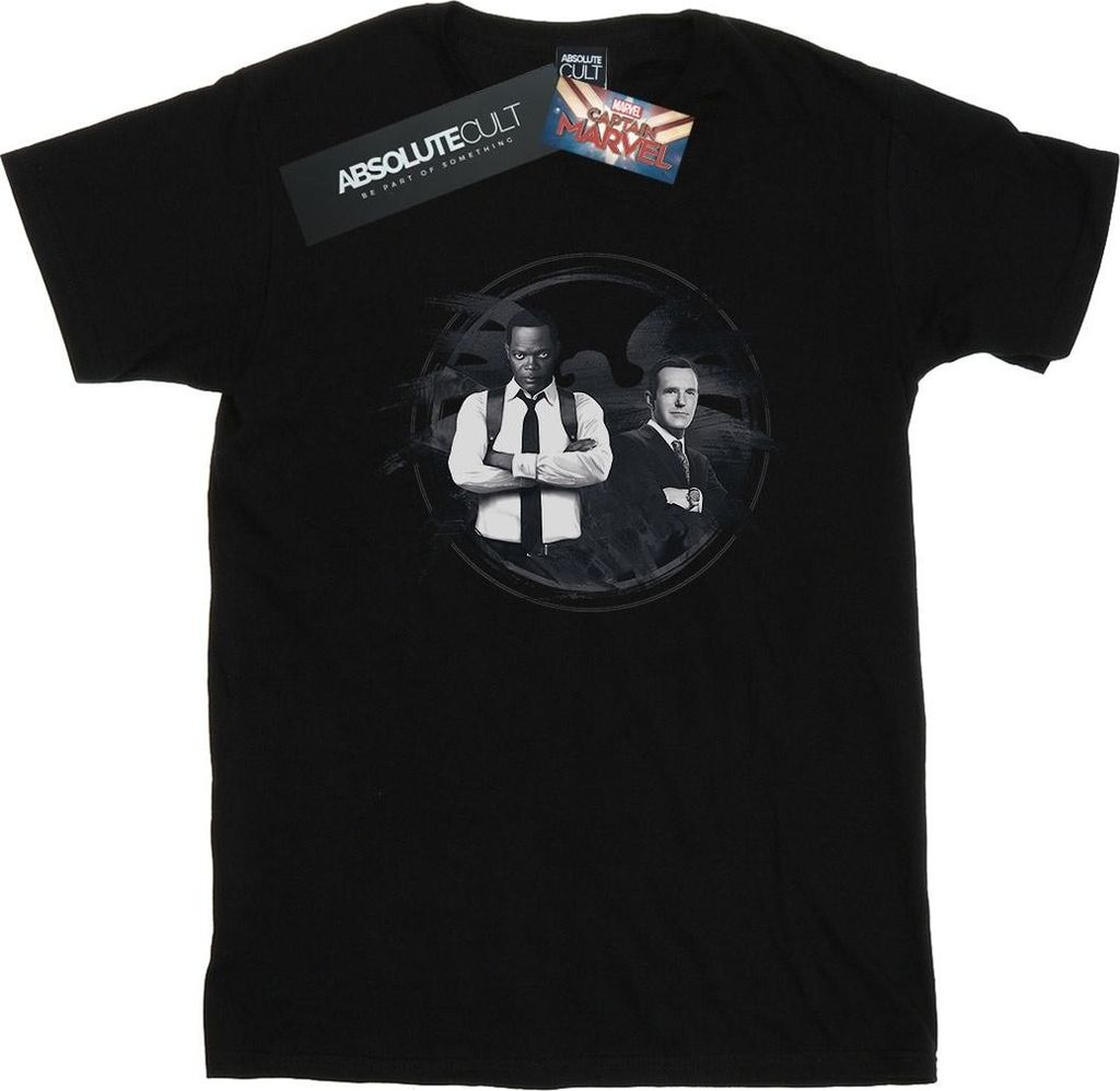 Marvel - T-Shirt für Herren BI20569 (4XL) (Schwarz)