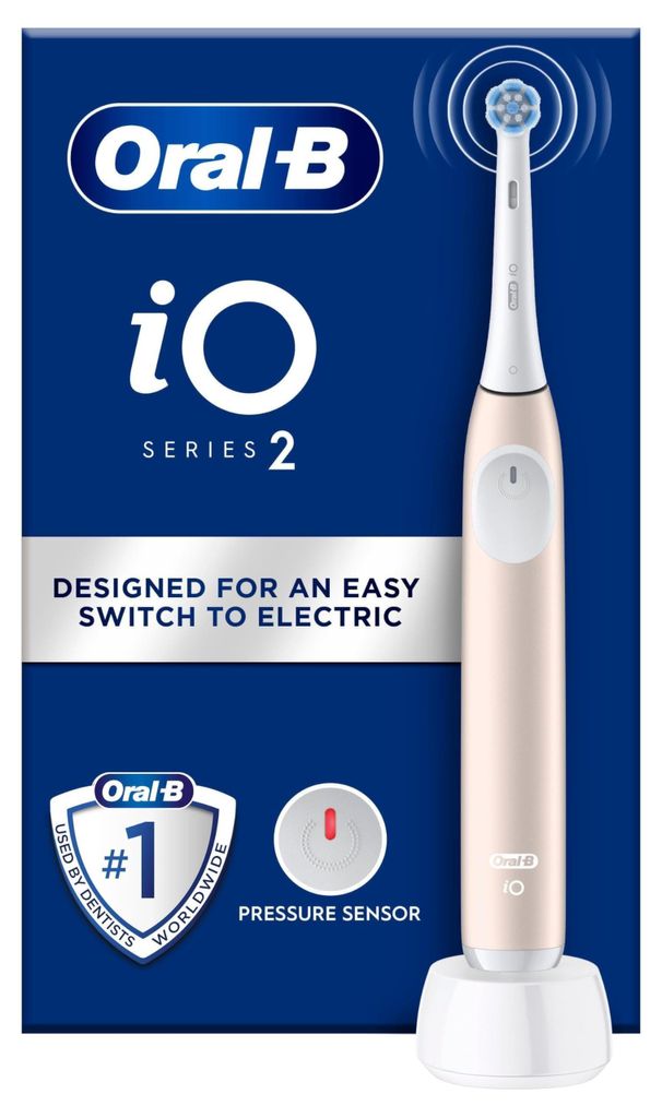 Oral-B iO 2 Elektrische Zahnbürste Rosa Erwachsene 3 Modi Produktbild 