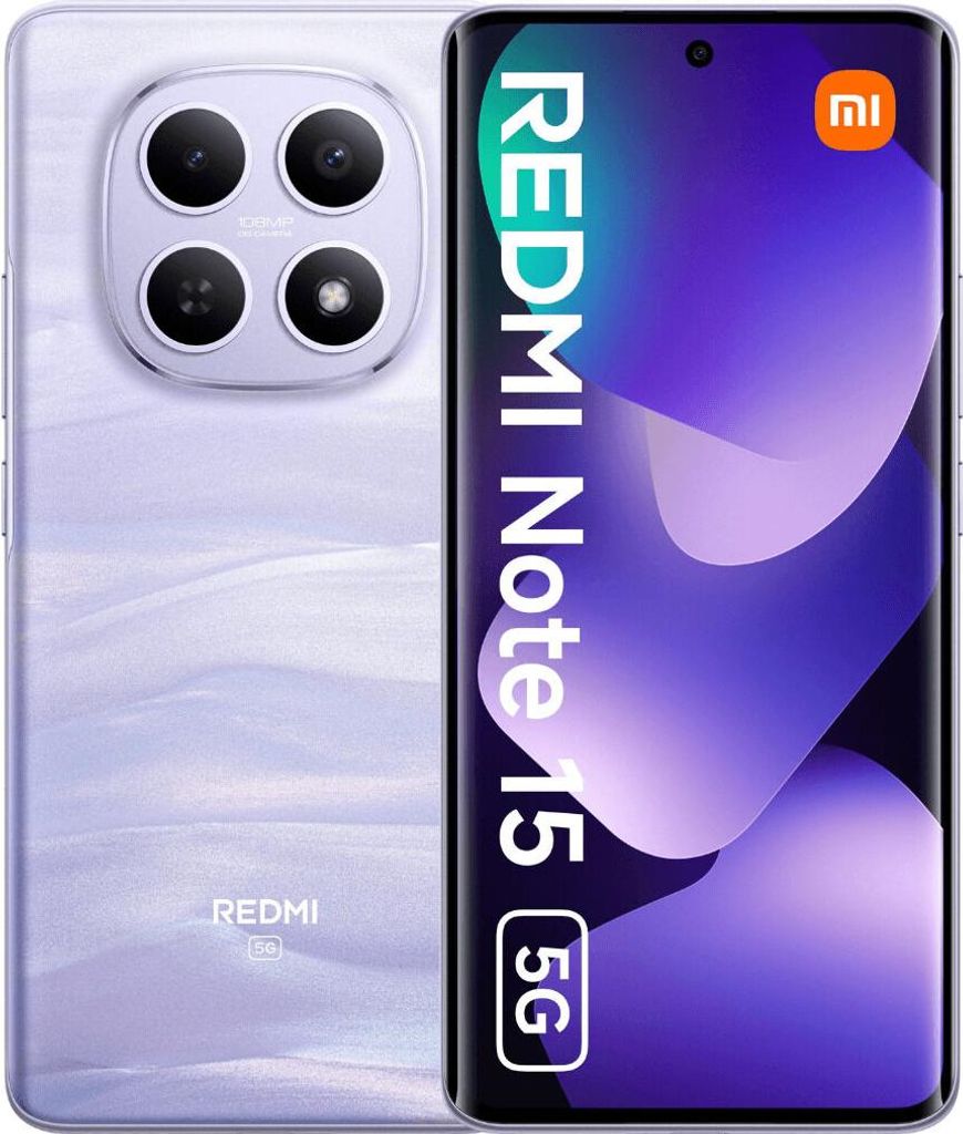 Xiaomi Redmi Note 15 5G 6GB/128GB Nebelviolett Dual-SIM Produktbild 