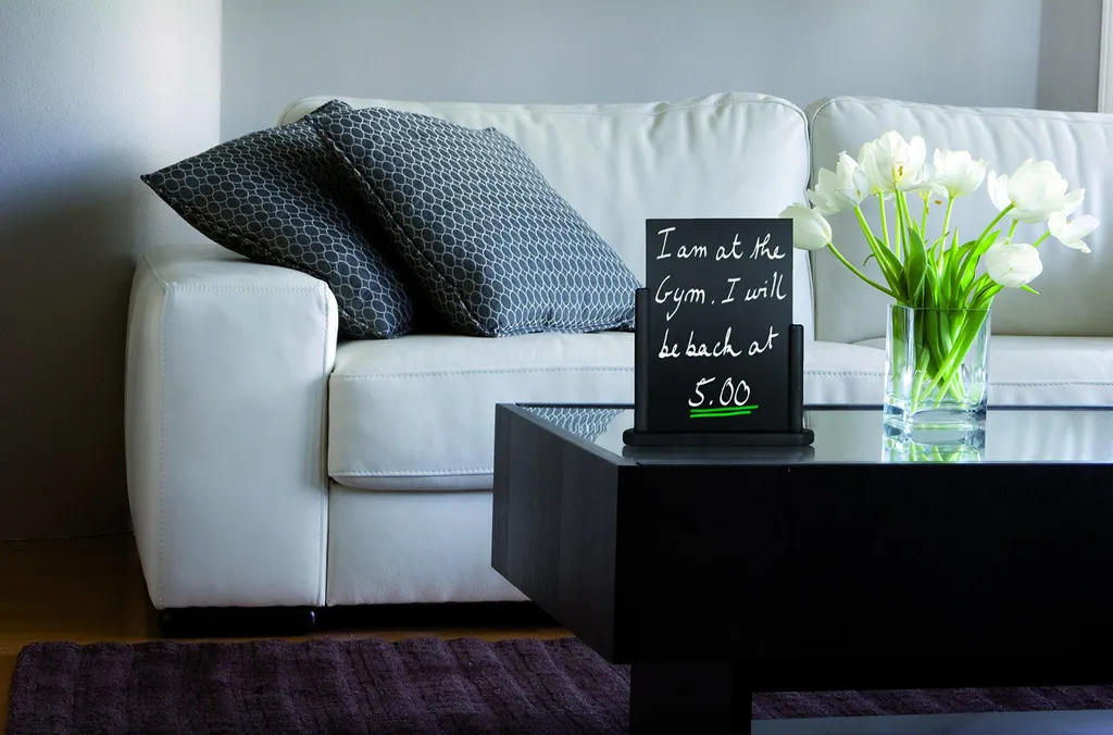 Porte-menu de Table Noir Elegant Securit pour Restaurant et Café - 10