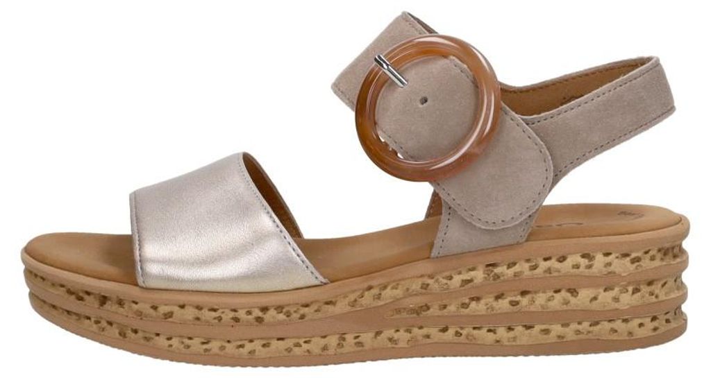Gabor Sandalen Plat  Sandalen Plat - beige - Maat 7 Produktbild 