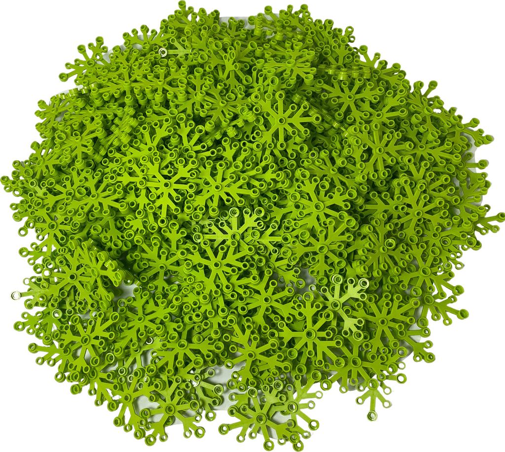 LEGO 6x5 Blätter Zweige Laub Grünzeug Pflanze Limette - 2417 NEU! Menge 50x