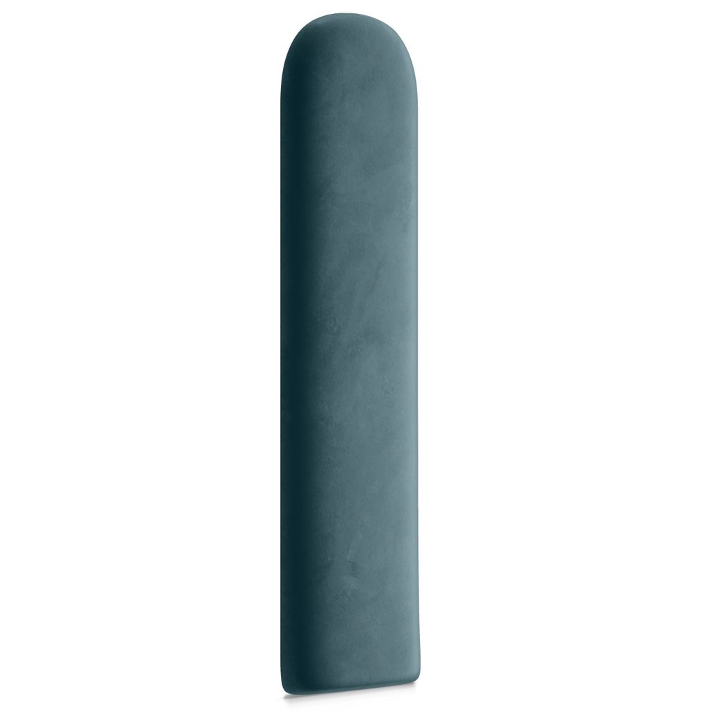 Muralo Polsterpaneel ovales WANDPOLSTER Wandkissen Bettkopfteil Wandpaneel Meerfarbe 20 cm x 80 cm
