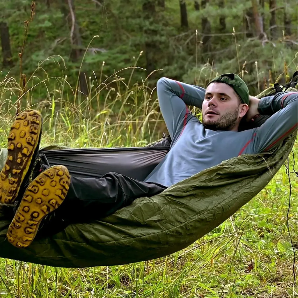 Underquilt hamac isolant et imperméable pour bivouac de survie 240cm - 6
