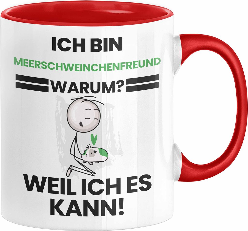 Meerschweinchenfreund Geschenk Tasse Lustiger Spruch Ich Bin Meerschweinchenfreund Warum Weil Ich Es Kann Geschenkidee Bester Meerschweinchenfreund...