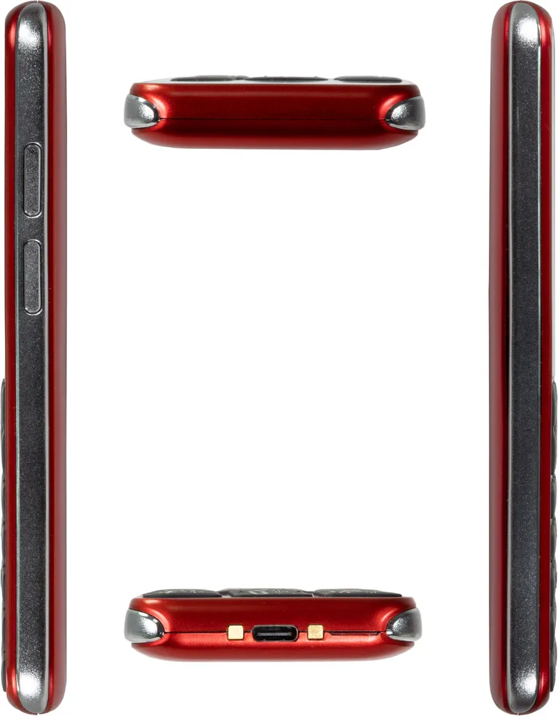Téléphone SOS 4G EVOLVEO EasyPhone LT avec Localisation GPS Rouge - 5