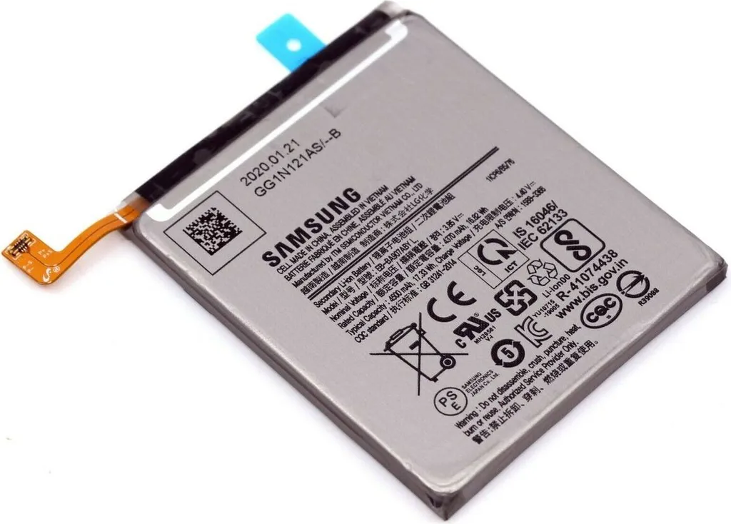 Batterie EB-BA907ABY Samsung S10 Lite G770F 4500mAh Haute Capacité