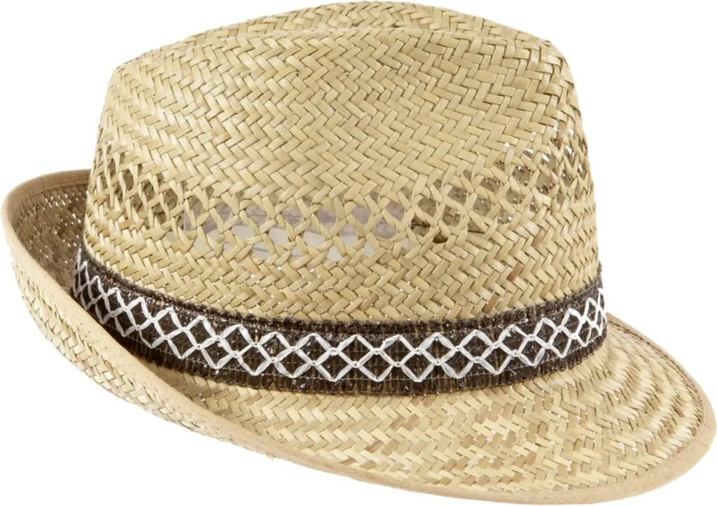 Chapeau Trilby en paille tressée respirante Albatros série 255050