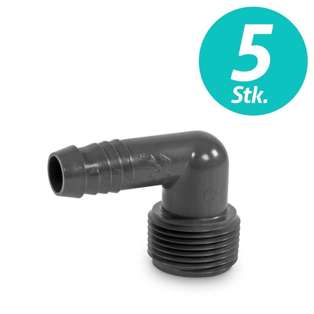 5 Stk. Rain Bird 90° Winkel Typ SPX Flex 3/4'' x 17,5mm