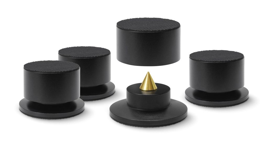 Dynavox BA-4 Highend Absorber 4er-Set schwarz Produktbild 
