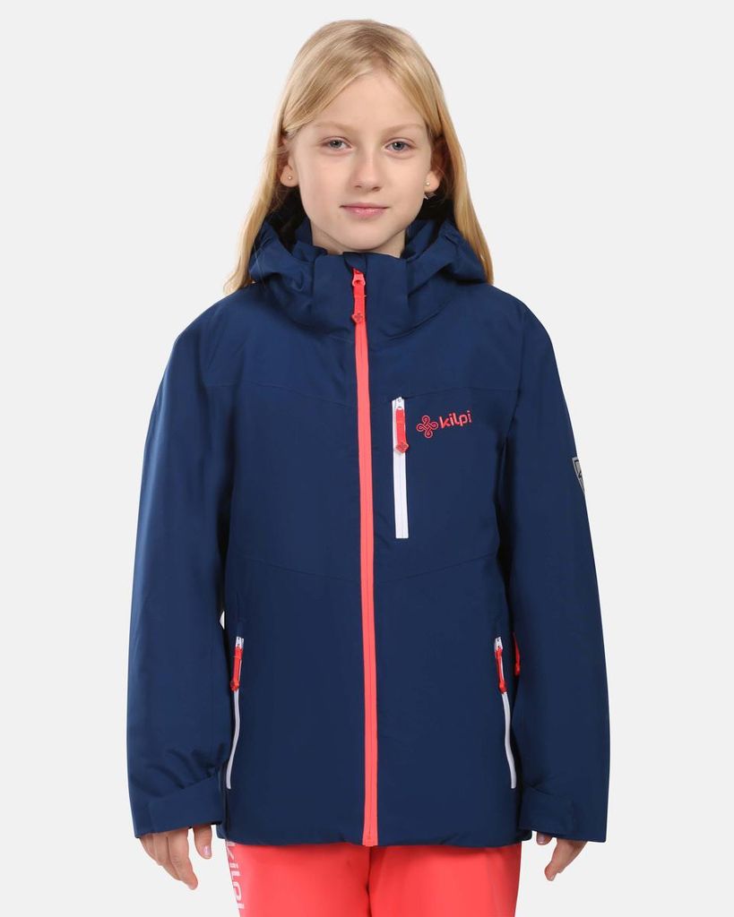 Mädchen-Skijacke Kilpi VALERA-JG, DUNKELBLAU, Größe 146