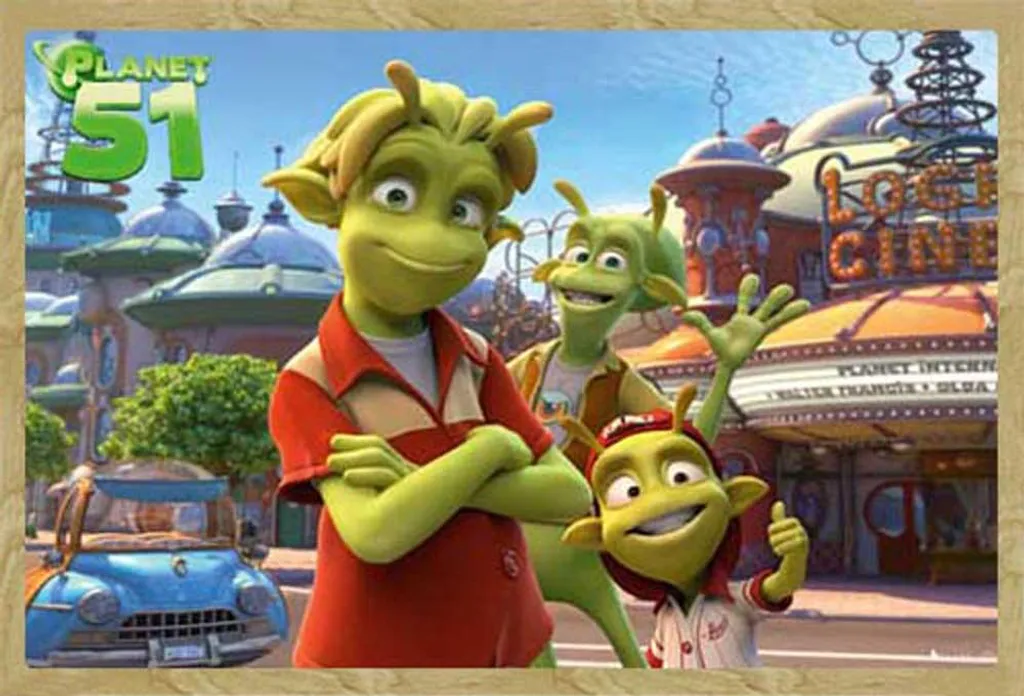 Analisi Set Poster Planet 51 con Shinsuke® Maxi Faggio e Acrilico