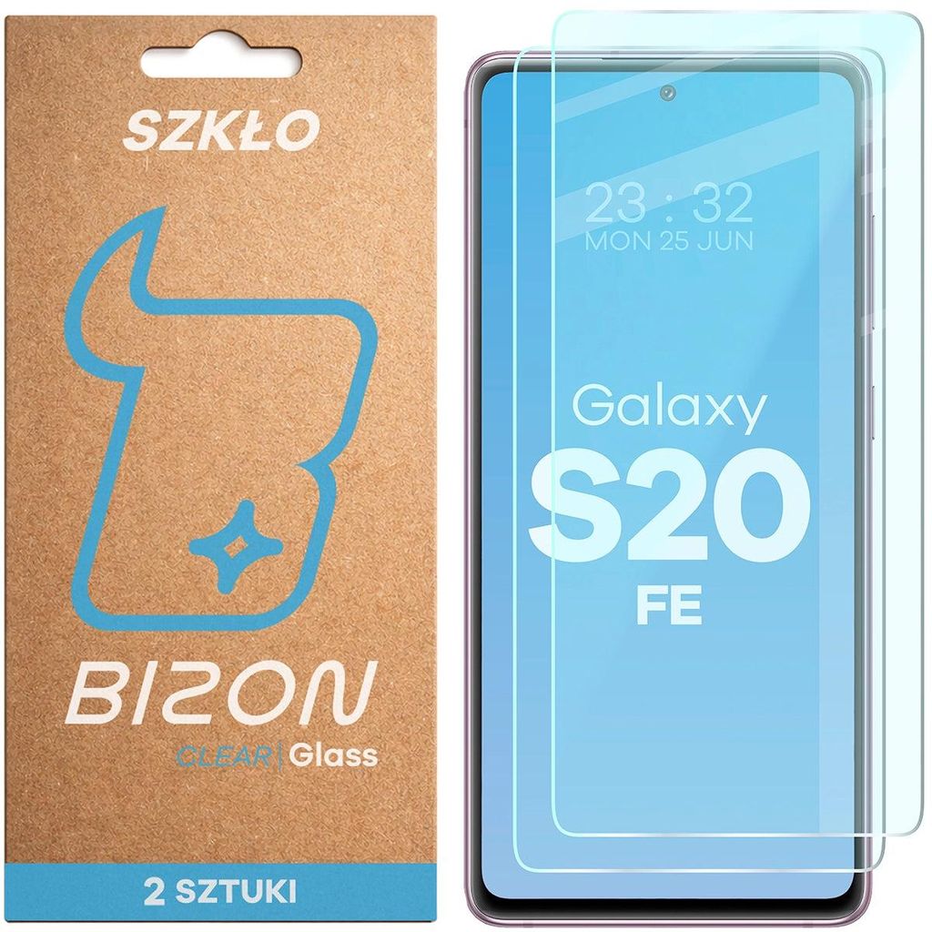 Gehärtetes Glas für Galaxy S20 FE, Bizon Glass Clear Duo, 2 Produktbild 