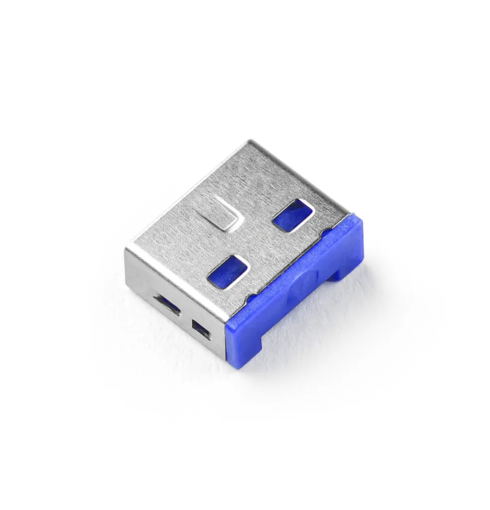 Bloquer les Ports USB-A avec SmartKeeper Basic Bleu - Pack de 100 Unités