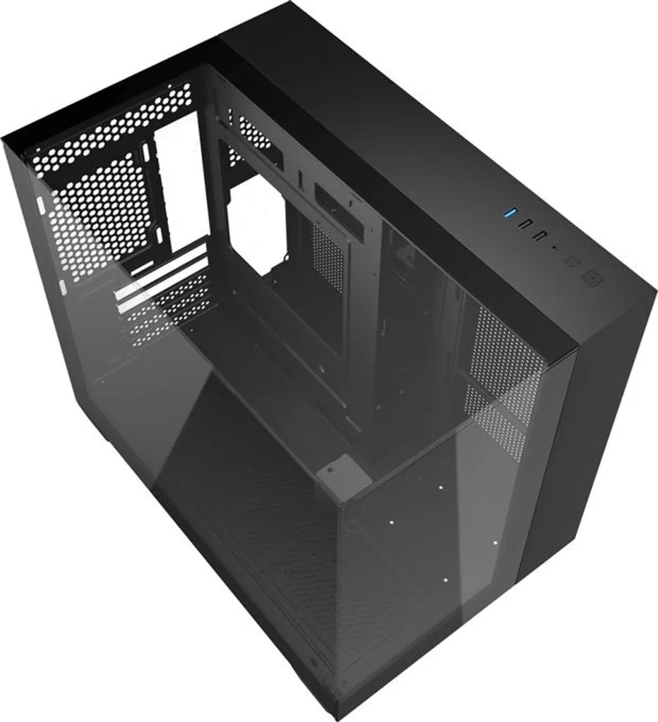 Boîtier PC darkFlash TH285M Noir : Idéal pour Setup Gamer Compact RGB - 3
