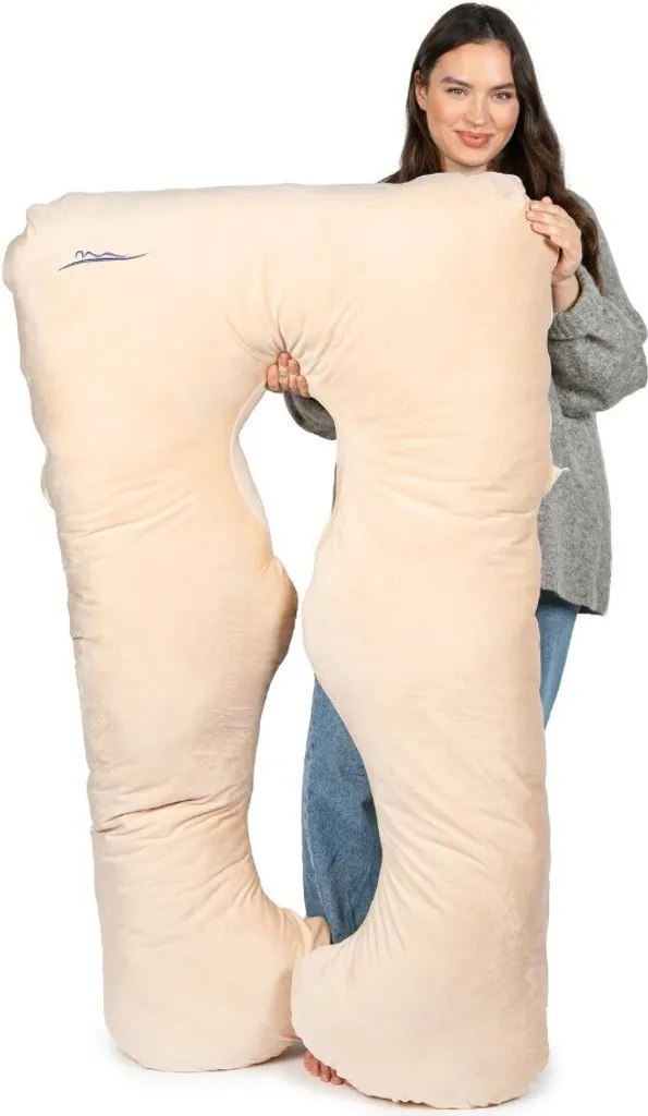 Oreiller ergonomique moelleux en micro-peluche Deluxe KomfortKissen©