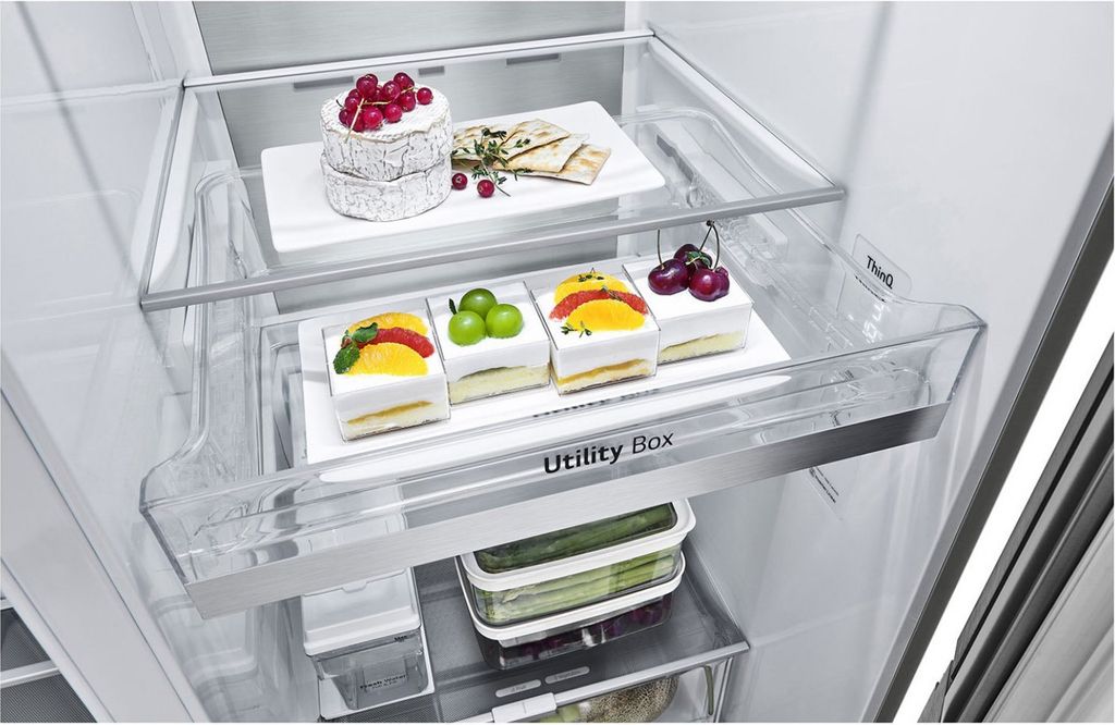 LG GSXV91PZAE Side-by-Side mit Eiswürfel Maker, No Frost Produktbild 