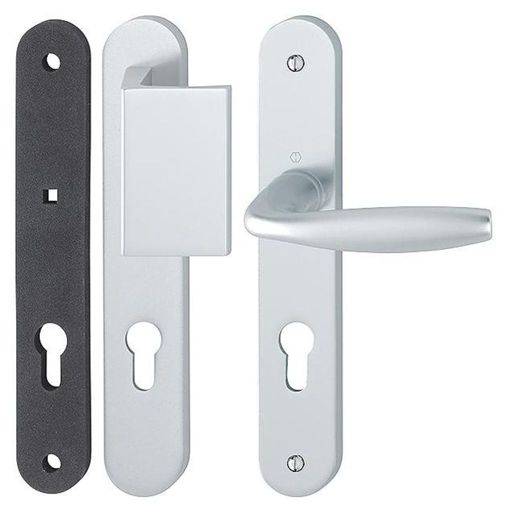 Satz Griffe für Aluminium-Haustür New York Palettenversion - 195 mm - HOPPE - 11506544
