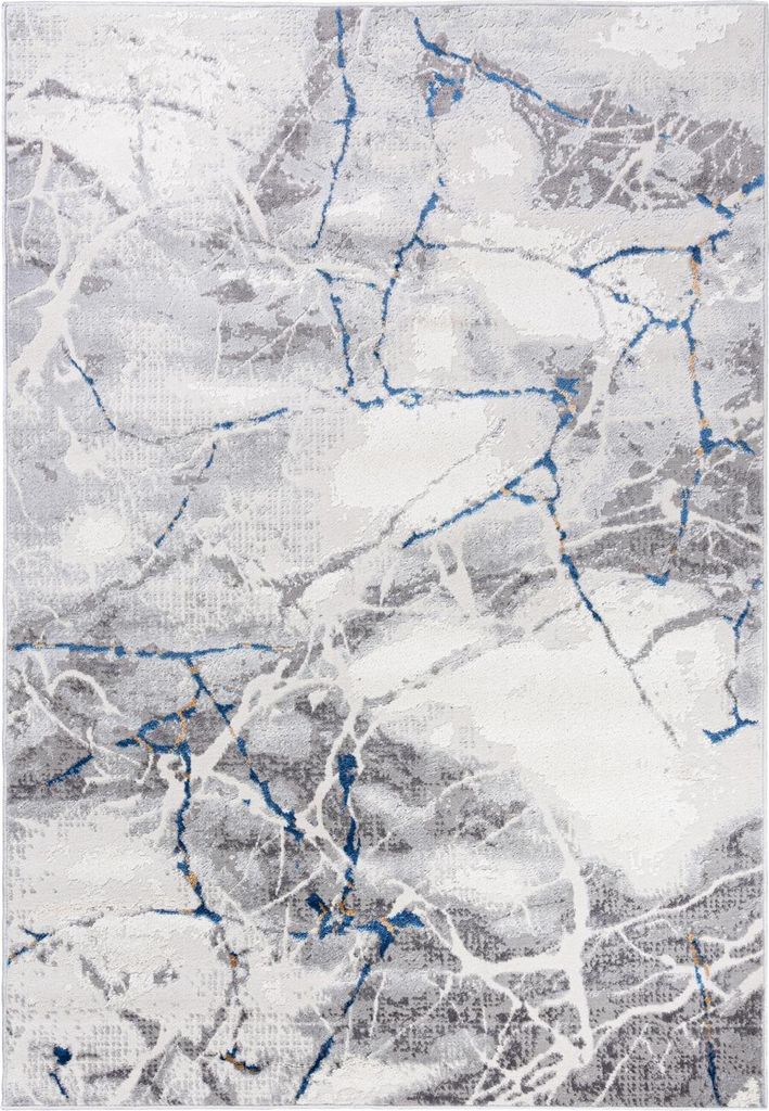 Mazovia Teppich Grau Modern Abstrakt, Glamour - Wohnzimmer, Schlafzimmer, Esszimmer, Büro, Kurzflor Rechteckig - , Grau - 200 x 200 cm