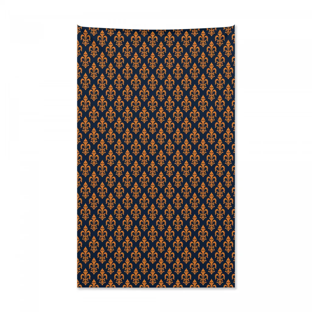 Arazzo Lavabile Abakuhaus 140x230 - Copriletto Microfibra Arancio Indaco
