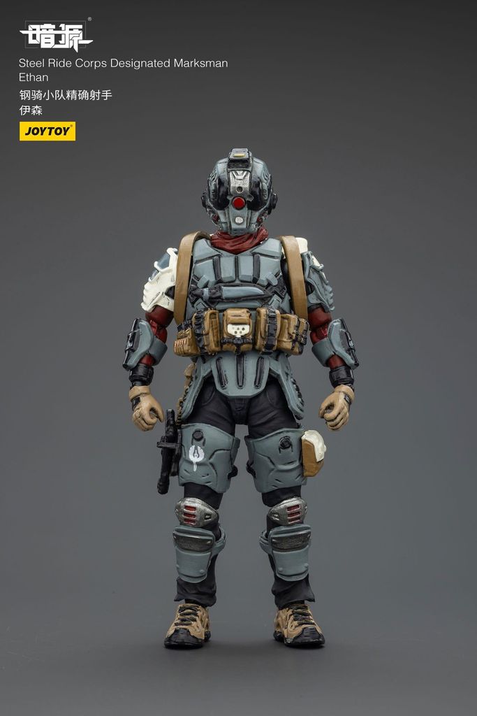 Joy Toy Steel Ride Corps Dark Source Actionfigur Designated Marksman Ethan 7 cm